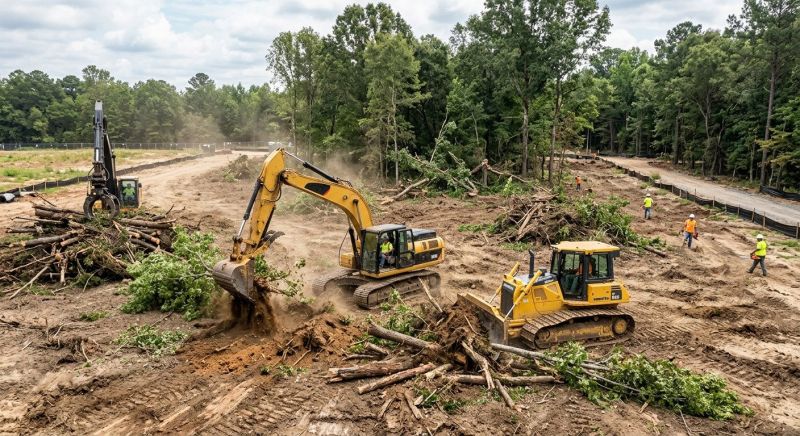 Commercial Lot Clearing in Cumming, GA