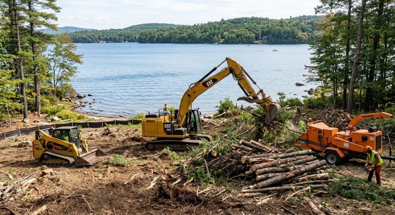 Construction Site Land Clearing in Gwinnett County, GA