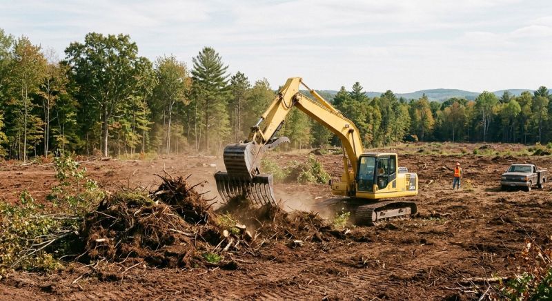 Construction Site Land Clearing in Utah County, UT