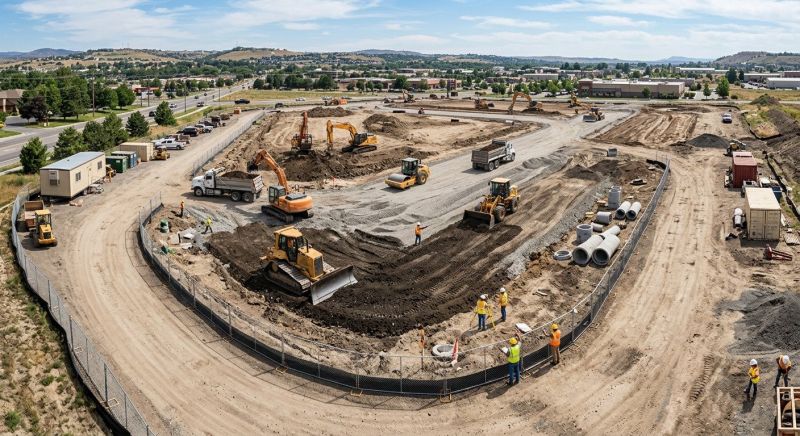 Parking Lot Site Preparation in Gwinnett County, GA